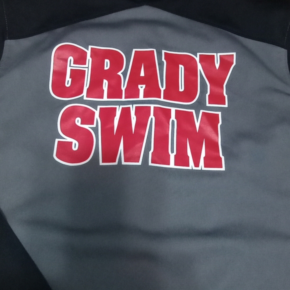 Grady Swim Team Midtown High School Atlanta Under Armour Zip Jacket Medium - Picture 8 of 12